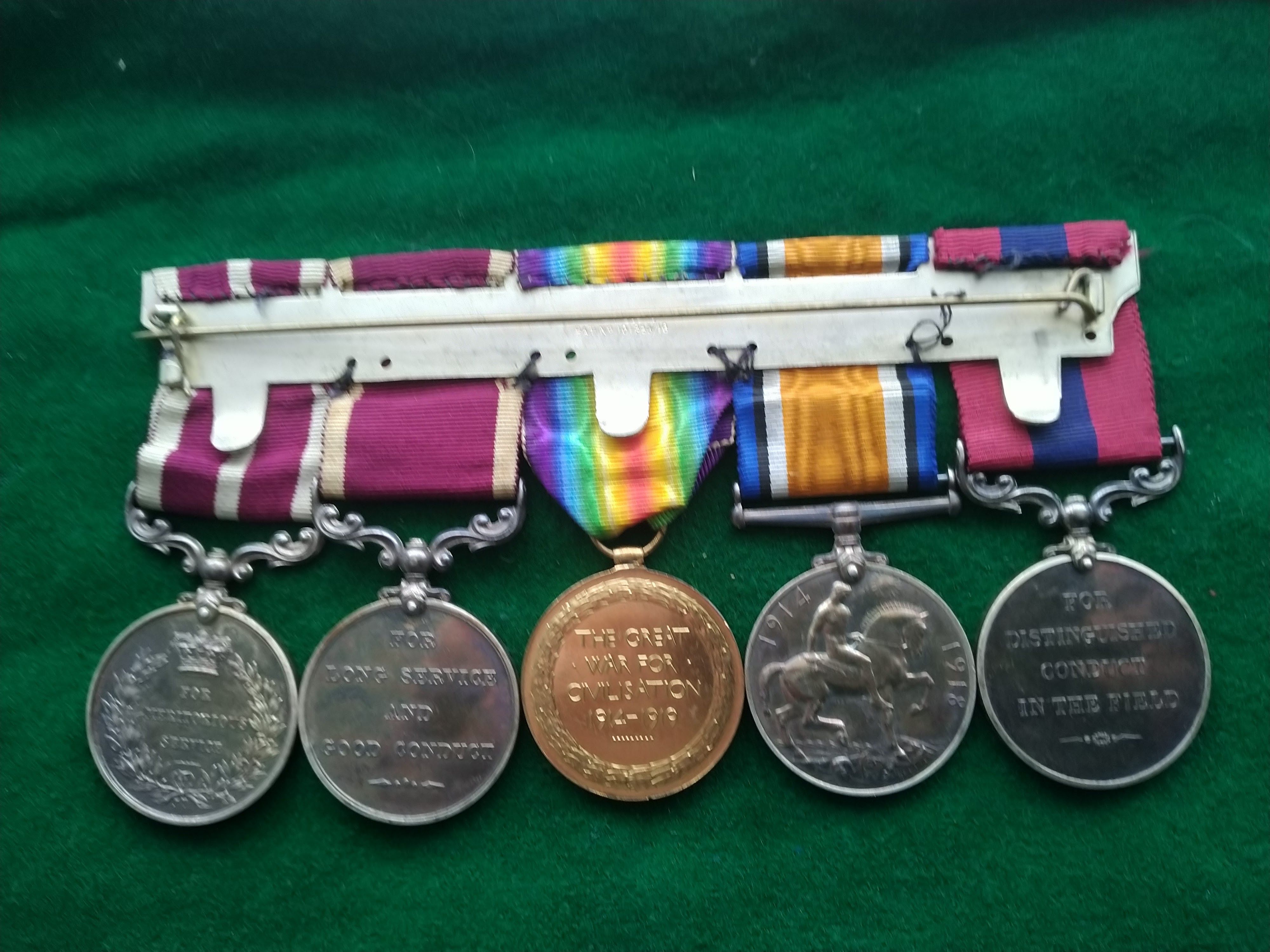 Grandad's Medals Back